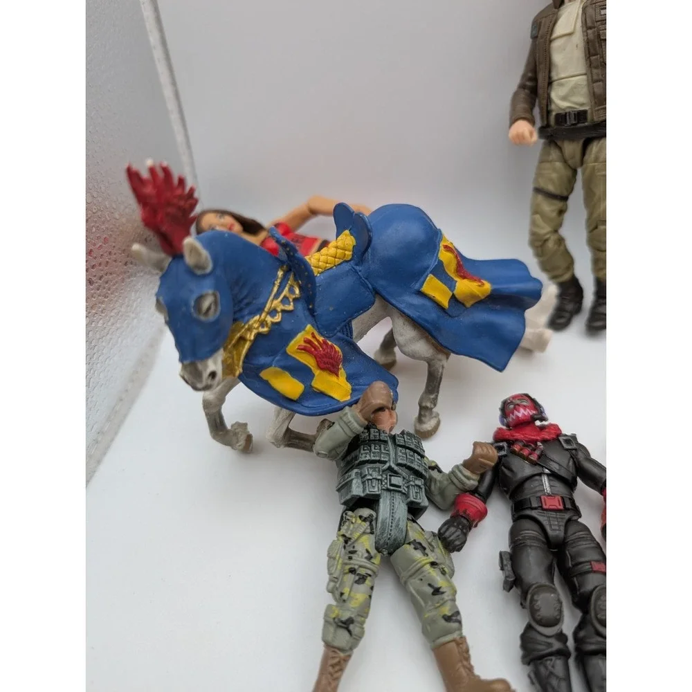 WWE Star Wars‎ G.I Joe Fortnight Batman Ninja Turtles Action Figures Lot Of 14
